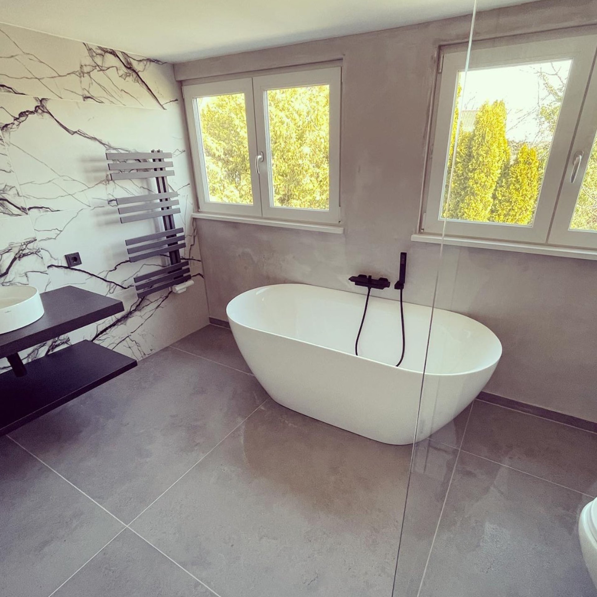 Freistehende Badewanne